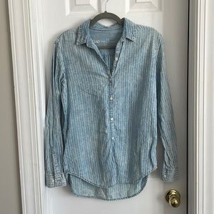 Gap Chambray Womens Button Down